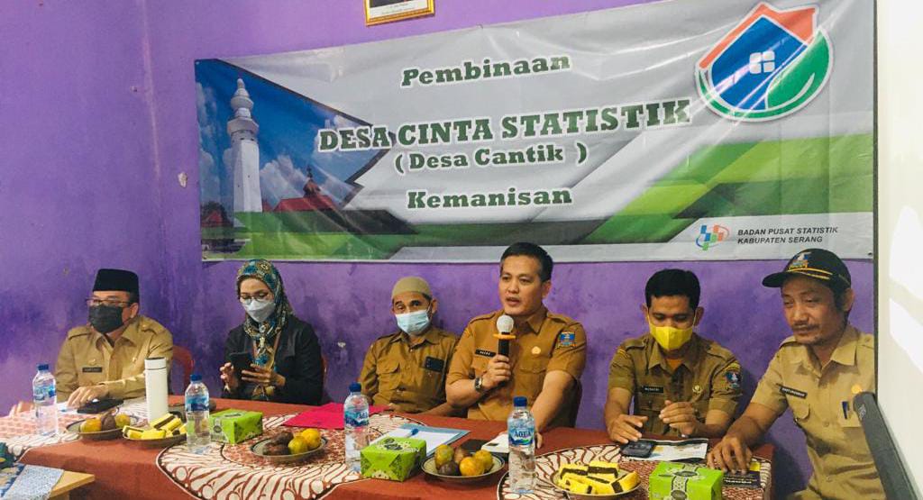 BPS Kabupaten Serang Jadikan Desa Kemanisan Sebagai Desa Cantik 2022