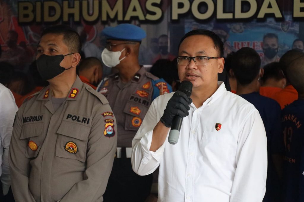 Dalam Satu Minggu, Polda Banten Tangkap 36 Pelaku Penyalahgunaan Narkoba