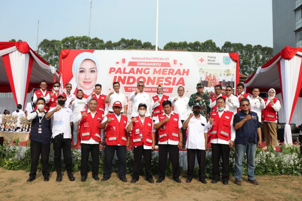 Hadiri HUT PMI, Walikota Tangsel: PMI Sangat Berjasa untuk Kemanusiaan