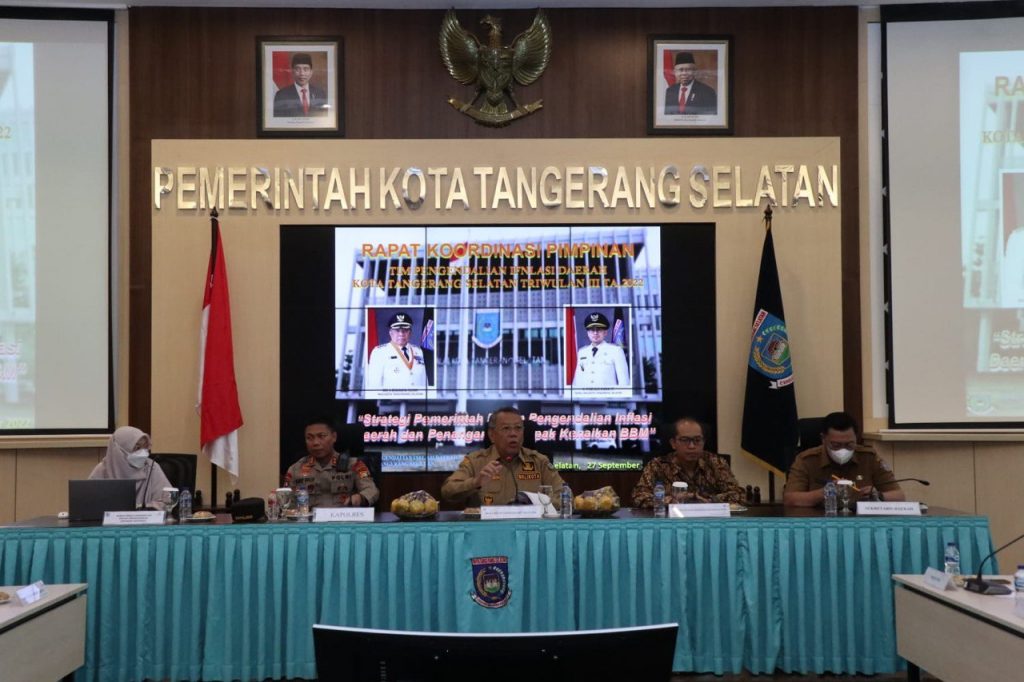 Walikota Tangsel Benyamin Davmie Sampaikan Sampaikan Langkah Antisipatif Inflasi