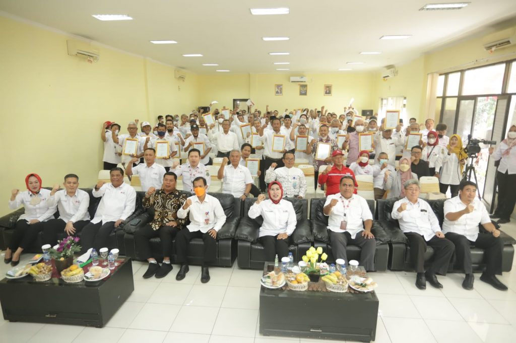 PMI Banten Beri Penghargaan 110 Pendonor Darah Sukarela