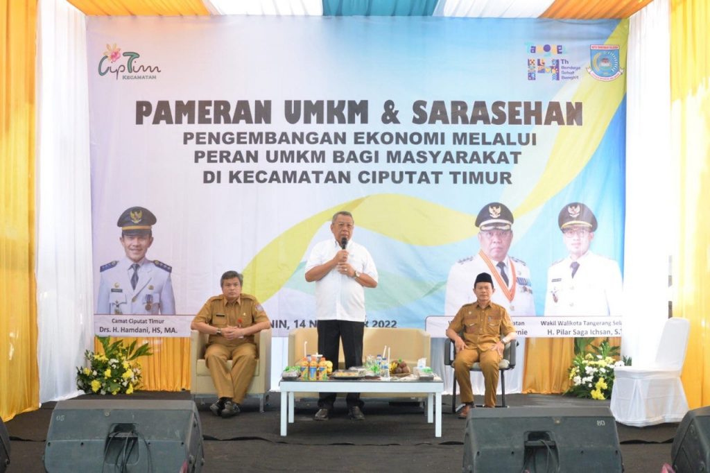Hadiri Pameran UMKM, Benyamin Sebut Potensi Pasar dan Industri Kreatif di Tangsel Besar