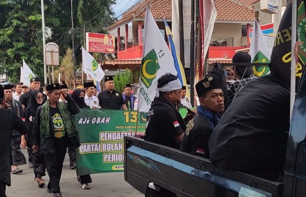 Diiringi Musik Tradisional, DPC PBB Kota Serang Bidik Tujuh Kursi di Pileg