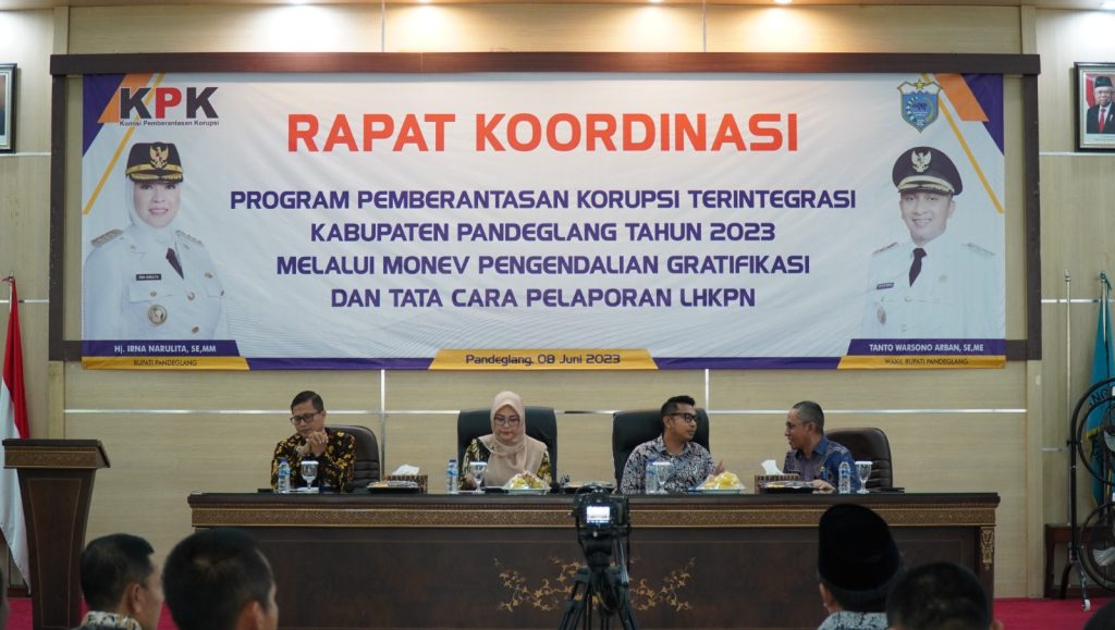 Undang KPK Ke Pandeglang, Bupati Irna Minta Arahan Pencegahan Gratifikasi dan Optimalisasi LHKPN