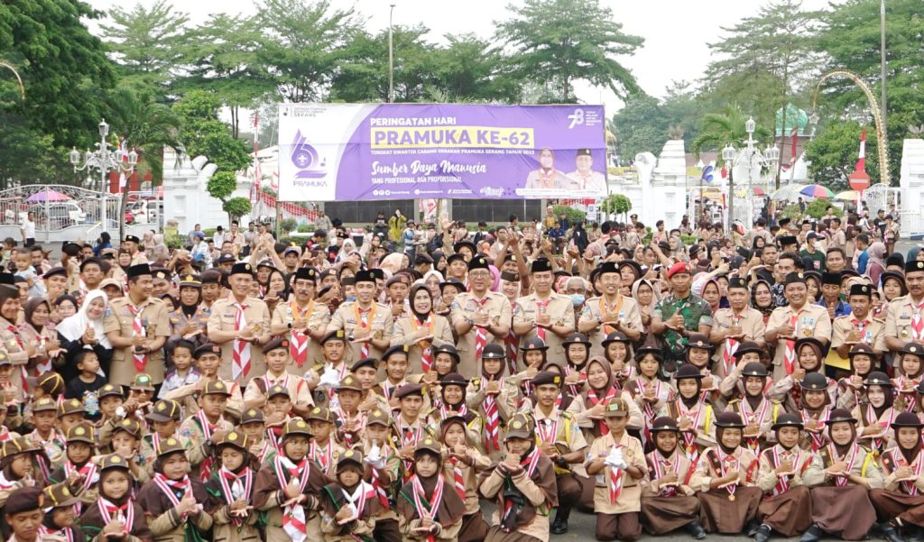 Bupati Serang Kukuhkan 281 Pramuka Garuda