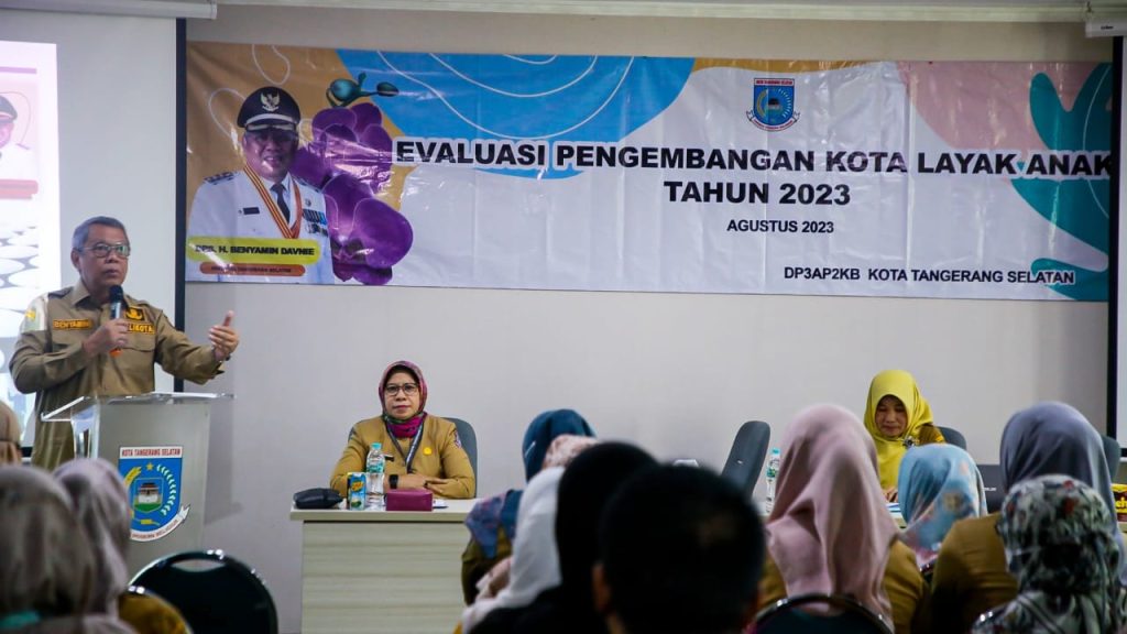 Evaluasi Pengembangan KLA, Walikota Tangsel: Pastikan Kebutuhan Akan Hak Anak Terjamin