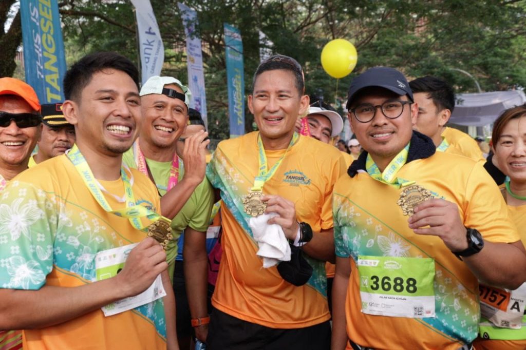 Sandiaga Uno Puji Keberhasilan Tangsel Marathon 2023