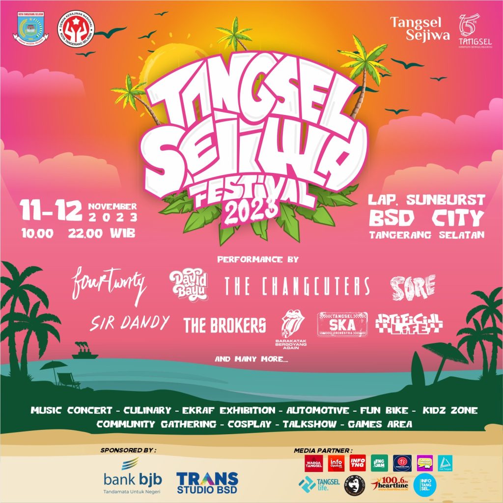 Bersiap, Tangsel Sejiwa Fest Hadir Kembali, ada Fourtwnty hingga The Changcuters!