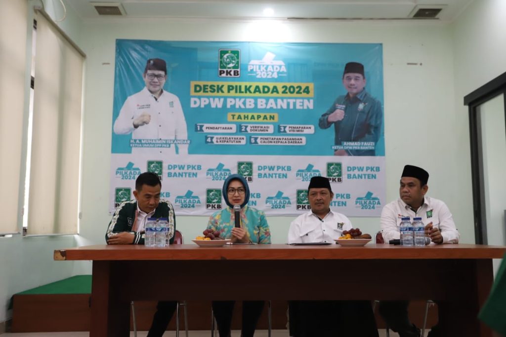 Daftar Bacagub Banten, Airin Sebut Sehati Warna Tosca PKB Banten