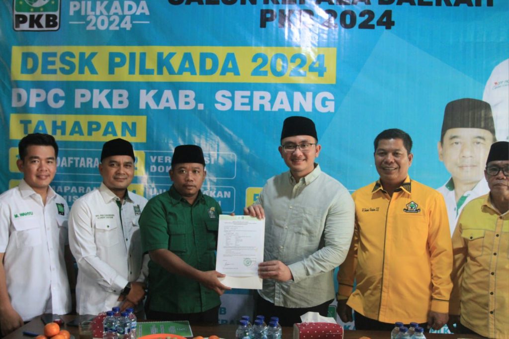 Pilkada Kabupaten Serang, Andika Hazrumy Jadi Bakal Calon Tunggal yang Daftar ke PKB