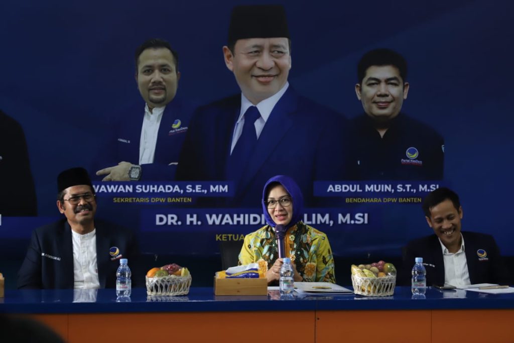 Daftar Cagub ke NasDem Banten, Airin Sampaikan Pesan Kebersamaan