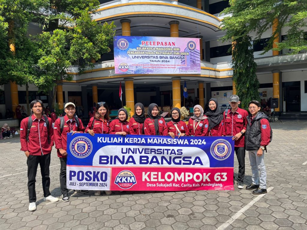 Rektor UNIBA Lepas Kelompok KKM 63 Desa Sukajadi
