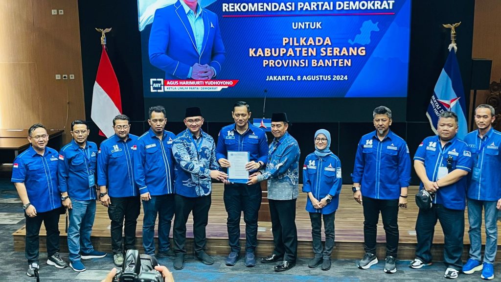 Demokrat Resmi Usung Andika-Nanang di Pilkada Kab.Serang